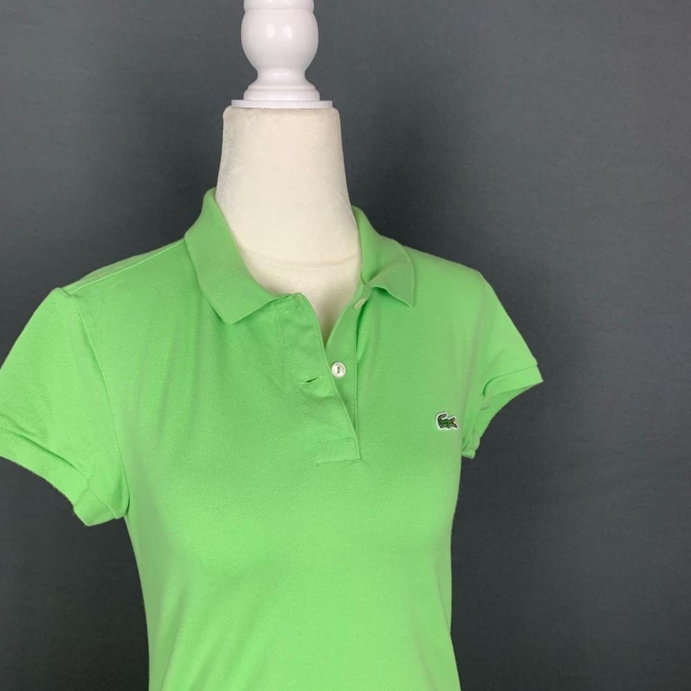 Green Lacoste Polo